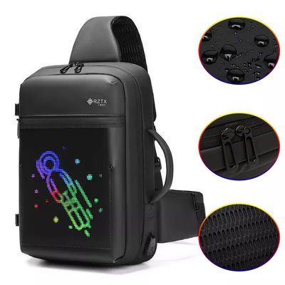 20L Smart LED Backpack Sling Chest Bag With LED Screen Display