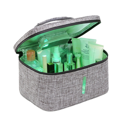 USB Rechargeable UV Light Sanitizer Travel Cosmetic Bags 26*19*15cm