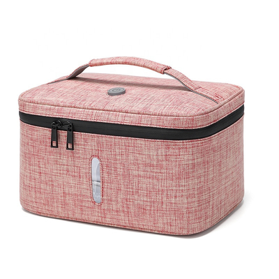 USB Rechargeable UV Light Sanitizer Travel Cosmetic Bags 26*19*15cm
