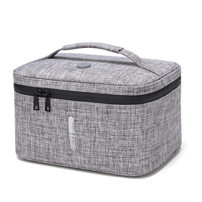 USB Rechargeable UV Light Sanitizer Travel Cosmetic Bags 26*19*15cm