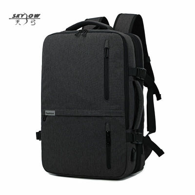 Mochila de negocios para hombre All Seasons de poliéster con varios bolsillos
